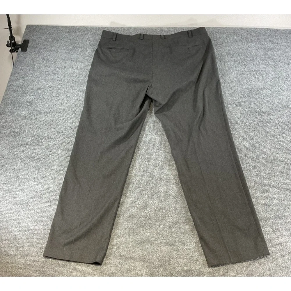Lauren Ralph Lauren Dress Pants Mens 40x32 Gray Classic Fit Flat Front Business